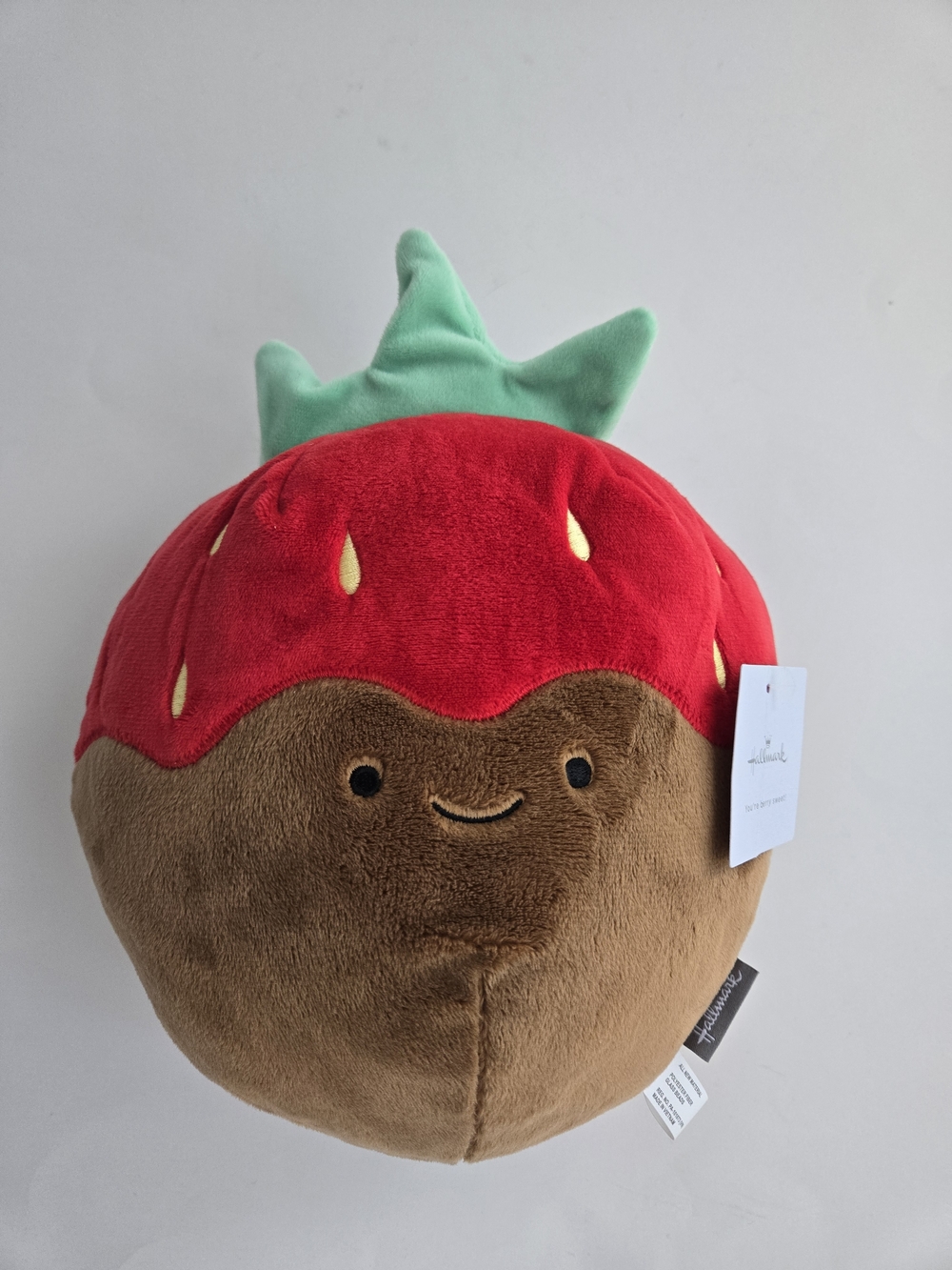 Hallmark Chocolate Covered Strawberry Plush - 8 Inch - New